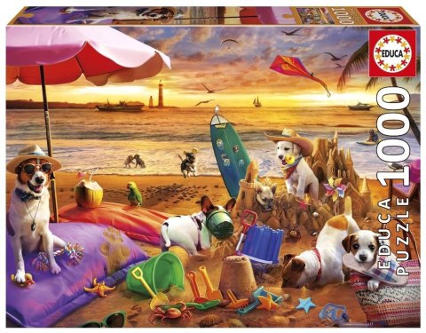 Puzzle 1000 Psy na plaży Puzzle 1000 Psy na plaży