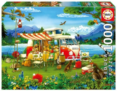 Puzzle 1000 Wakacje z kamperem Puzzle 1000 Wakacje z kamperem
