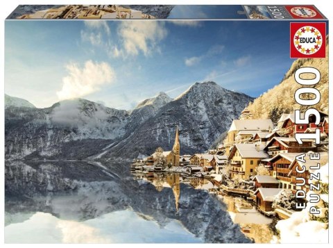 Puzzle 1500 Hallstatt zimą Austria Puzzle 1500 Hallstatt zimą Austria