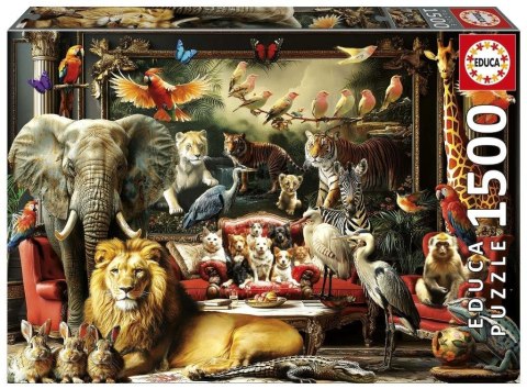 Puzzle 1500 Zwierzęta w salonie Puzzle 1500 Zwierzęta w salonie