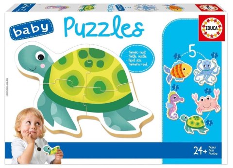 Puzzle 3-5 Morskie stworzenia Puzzle 3-5 Morskie stworzenia