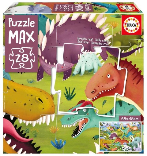 Puzzle XL 28 Dinozaury Puzzle XL 28 Dinozaury