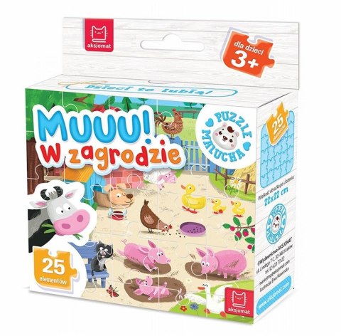 Puzzle malucha. Muuu! W zagrodzie Puzzle malucha. Muuu! W zagrodzie