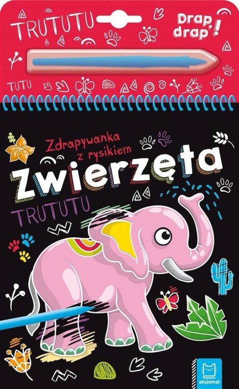 Zwierzęta. Zdrapywanka z rysikiem Zwierzęta. Zdrapywanka z rysikiem