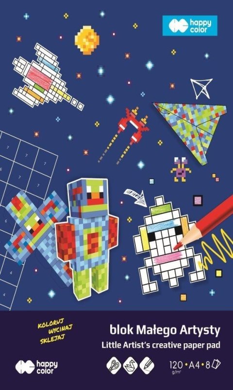 Blok małego artysty A4 8 ark Pixi Planet Blok małego artysty A4 8 ark Pixi Planet