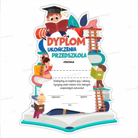 Dyplom kształt ukończenia przedszkola (5szt) Dyplom kształt ukończenia przedszkola (5szt)