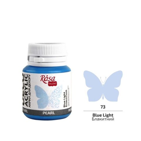 Farba akrylowa perłowa blue light 73 20ml Farba akrylowa perłowa blue light 73 20ml