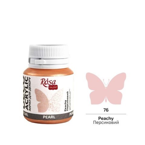 Farba akrylowa perłowa peachy 76 20ml Farba akrylowa perłowa peachy 76 20ml