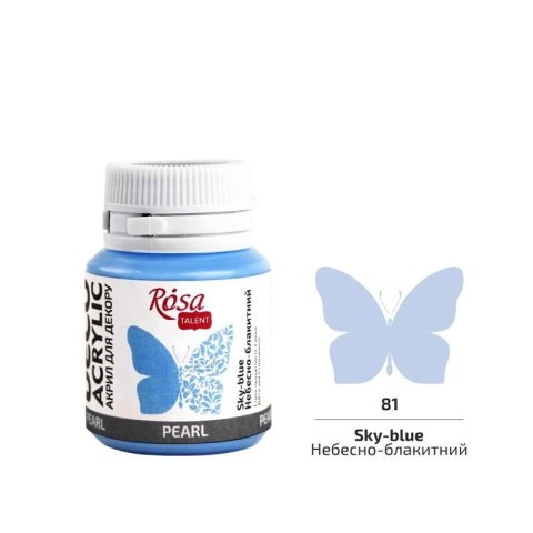Farba akrylowa perłowa sky-blue 81 20ml Farba akrylowa perłowa sky-blue 81 20ml
