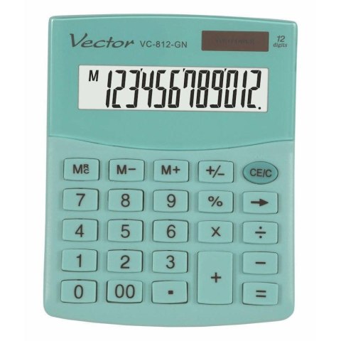 Kalkulator Vector KAV VC-812GN Kalkulator Vector KAV VC-812GN