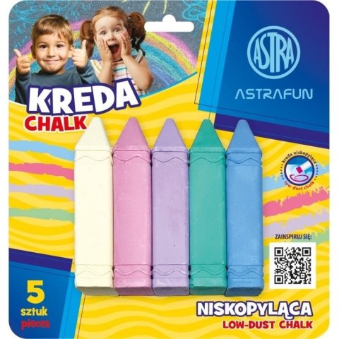 Kreda Jumbo kwadratowa Fun 5szt ASTRA Kreda Jumbo kwadratowa Fun 5szt ASTRA