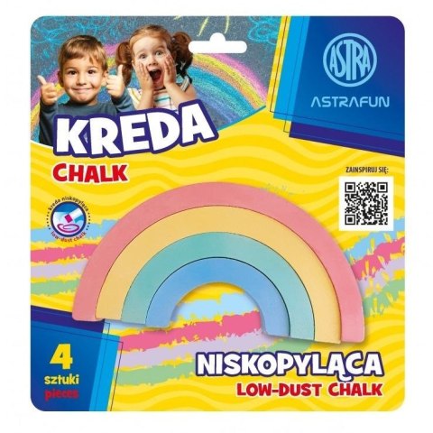 Kreda Tęcza Fun 4 kolory ASTRA Kreda Tęcza Fun 4 kolory ASTRA