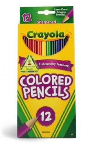 Kredki ołówkowe 12 kolorów CRAYOLA Kredki ołówkowe 12 kolorów CRAYOLA