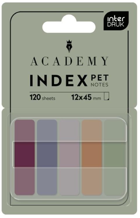 Zakładki indeksujące Pet Smart Academy 12x45mm Zakładki indeksujące Pet Smart Academy 12x45mm