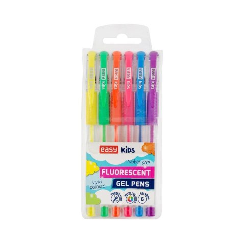 Długopis żelowy Fluo 6 kolorów EASY Długopis żelowy Fluo 6 kolorów EASY
