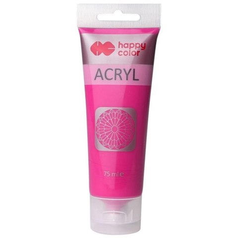 Farba akrylowa 75ml viva magenta HAPPY COLOR Farba akrylowa 75ml viva magenta HAPPY COLOR