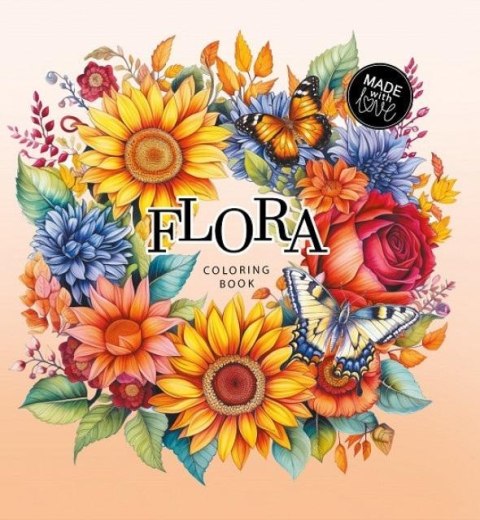 Kolorowanka 160x160 Flora Kwiaty Kolorowanka 160x160 Flora Kwiaty
