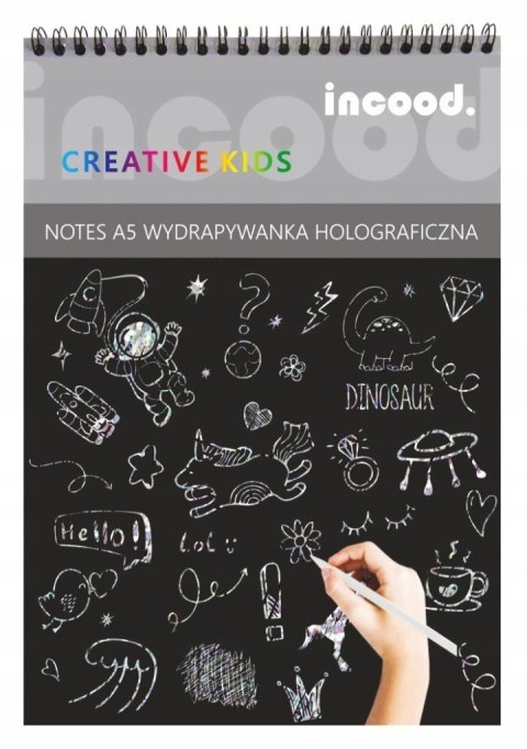 Notes wydrapywanka holograficzna A5 Notes wydrapywanka holograficzna A5