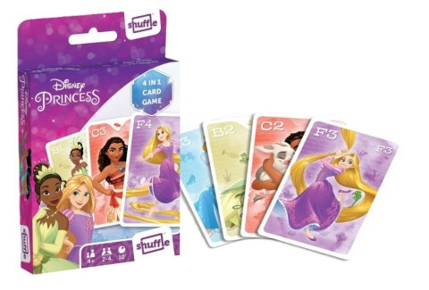 Shuffle Księżniczki Disney'a 4w1 CARTAMUNDI Shuffle Księżniczki Disney'a 4w1 CARTAMUNDI
