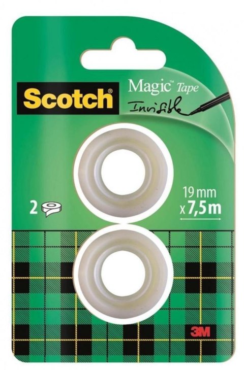 Taśma biurowa Scotch Magic 19mm (2szt) Taśma biurowa Scotch Magic 19mm (2szt)
