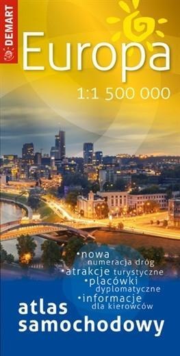 Atlas samochodowy Europa 1:1 500 000 Atlas samochodowy Europa 1:1 500 000