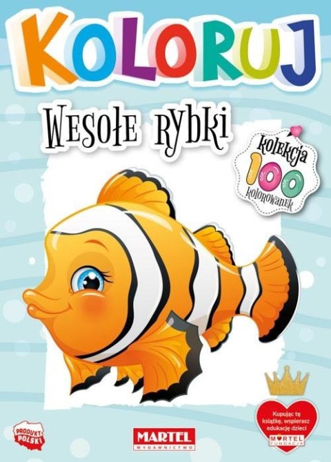 Koloruj - Wesołe rybki Koloruj - Wesołe rybki