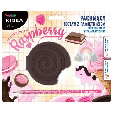 Pamiętnik pachnący z akcesoriami Malinowy krem Pamiętnik pachnący z akcesoriami Malinowy krem
