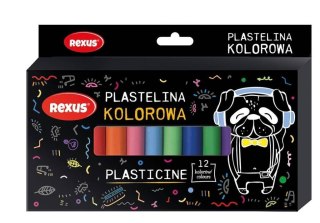 Plastelina 12 kolorów