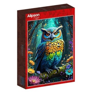 Puzzle 500 Niebieska sowa
