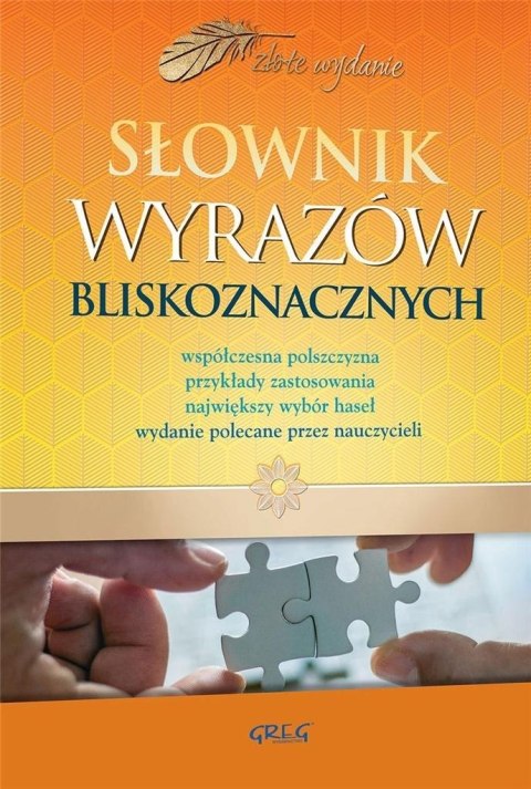 Słownik wyrazów bliskoznacznych GREG Słownik wyrazów bliskoznacznych GREG