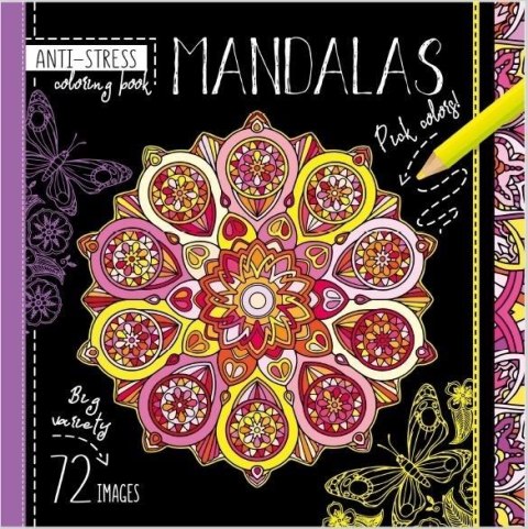 Kolorowanka antystresowa 200x200 Mandalas TW Kolorowanka antystresowa 200x200 Mandalas TW