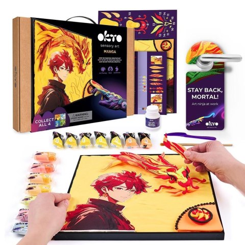 Malowanie 3D Manga 30x40cm Ogień Malowanie 3D Manga 30x40cm Ogień