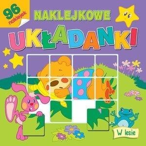 Naklejkowe układanki. W lesie Naklejkowe układanki. W lesie
