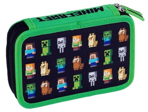 Piórnik poj. bez wyp. 2 klapki Minecraft ASTRA Piórnik poj. bez wyp. 2 klapki Minecraft ASTRA
