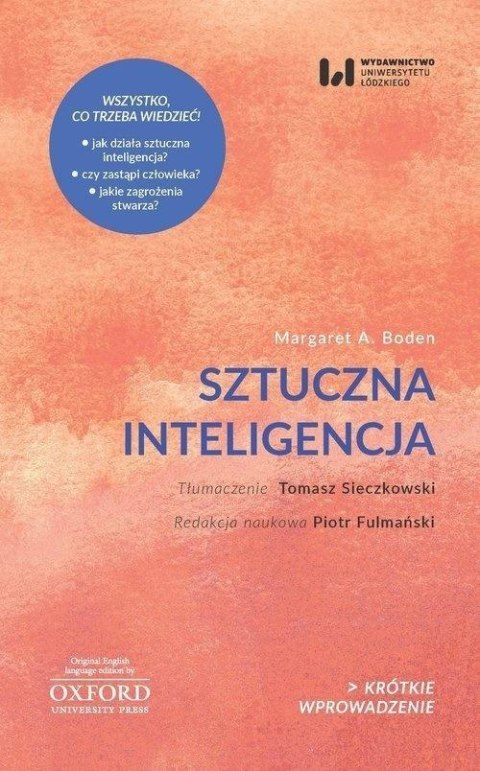 Sztuczna inteligencja. Krótkie Wprowadzenie 21 Sztuczna inteligencja. Krótkie Wprowadzenie 21