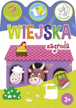 Wiejska zagroda. Zgadywanki, wyklejanki...
