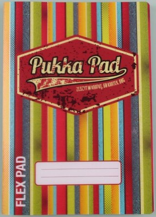 Zeszyt A5/60K kratka Americano yellow PUKKA