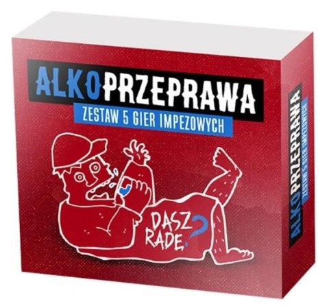 Alkoprzeprawa - zestaw 5 gier imprezowych Alkoprzeprawa - zestaw 5 gier imprezowych