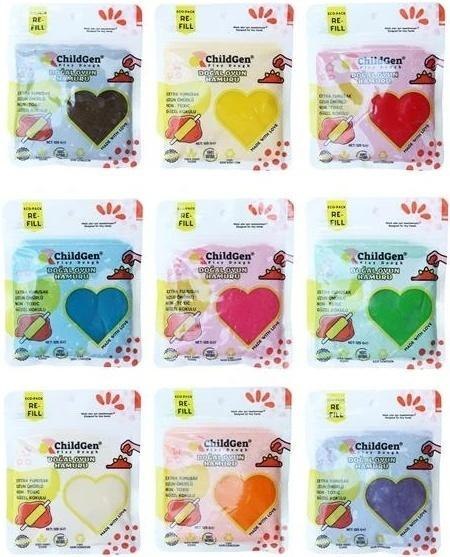 Ciastolina naturalna eko-pack 9 kolorów Ciastolina naturalna eko-pack 9 kolorów