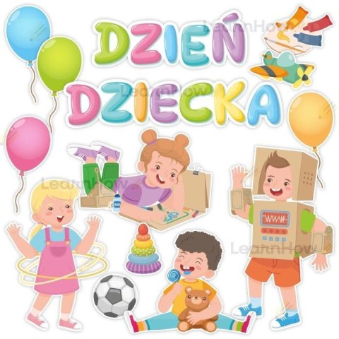 Dekoracja okolicznościowa Dzień Dziecka 14el