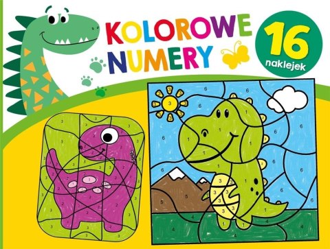 Kolorowe numery. Dinozaury Kolorowe numery. Dinozaury