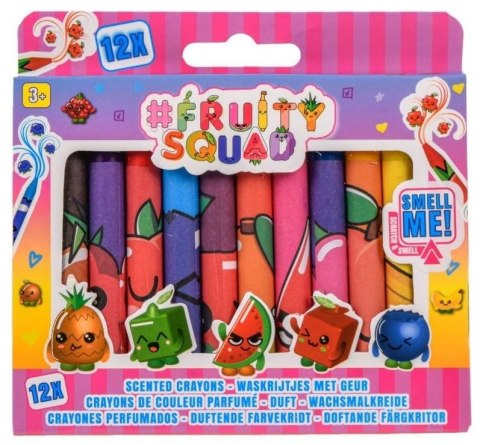 Pachnące kredki 12 szt. FRUITYSQUAD Pachnące kredki 12 szt. FRUITYSQUAD