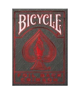 Karty Metalluxe czerwone BICYCLE