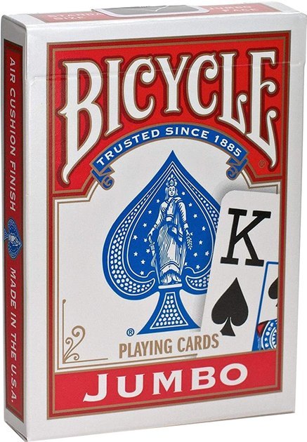Karty do gry Bicycle Jumbo Rider Back 1szt.mix Karty do gry Bicycle Jumbo Rider Back 1szt.mix