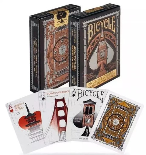 Kary do gry Bicycle Architectural Wonders Kary do gry Bicycle Architectural Wonders