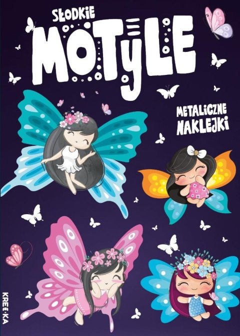 Kolorowanka z naklejkami - Słodkie motyle Kolorowanka z naklejkami - Słodkie motyle