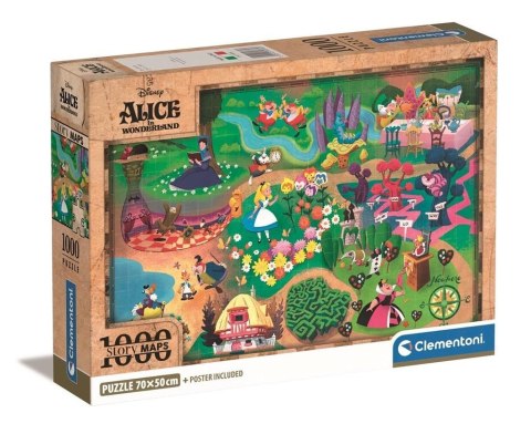 Puzzle 1000 Compact Disney Maps Alice Puzzle 1000 Compact Disney Maps Alice