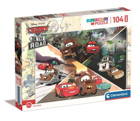 Puzzle 104 Maxi Super Kolor Disney Cars Puzzle 104 Maxi Super Kolor Disney Cars