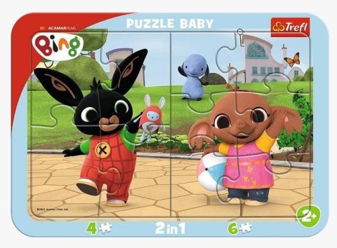 Puzzle ramkowe 10 Baby Zabawy Binga TREFL Puzzle ramkowe 10 Baby Zabawy Binga TREFL