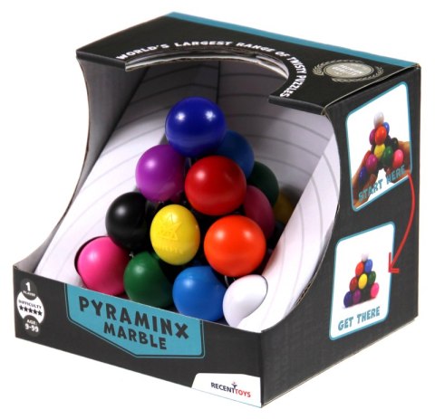 Łamigłówka Pyraminx Marble Recent Toys poziom 5/5 Łamigłówka Pyraminx Marble Recent Toys poziom 5/5